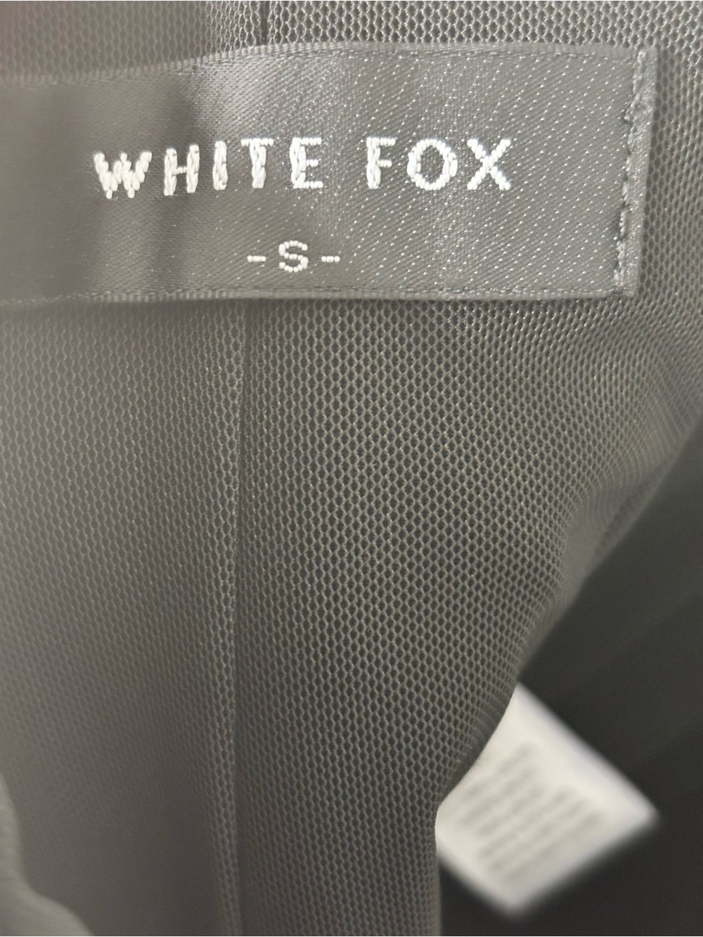 White Fox Black Strapless Corset Top with Heart Cutout & Front Zip Size Small - Picture 5 of 5
